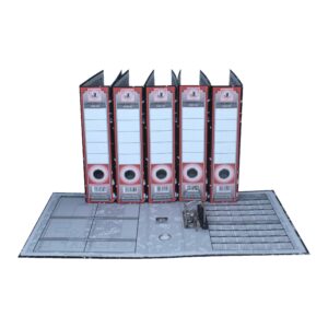 A4 Lever Arch File Black & White Mottle – 5 pk @R18.25ea