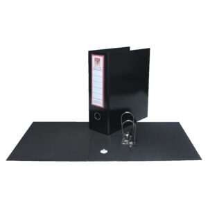 A4 Extra Large Gloss Laminated Giant Lever Arch File Black 10pk @R44.00ea